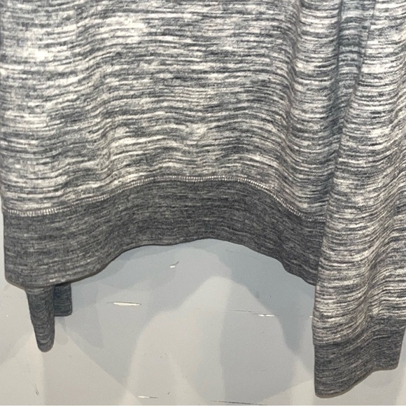 Victoria's Secret PINK Leopard Cowl Neck Pullover Marl Gray Logo NWOT - Picture 5 of 8